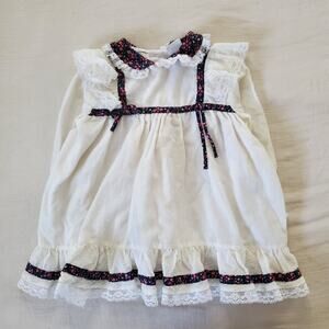Vintage Frilly Long Sleeve Dress 18-24 months